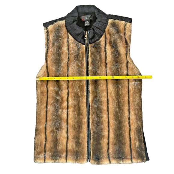 i Doll Women's Faux Red Fox Fur Vest Size-M Boho Chic Anime Cosplay Unisex Coat - Picture 13 of 13